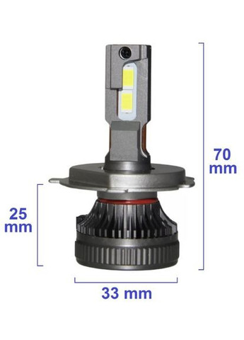 LED автолампи DualVision 65W H4 6000K QLine (373038265)