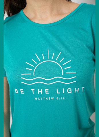 Футболка жіноча з принтом Ager 244R601 - (319359504)