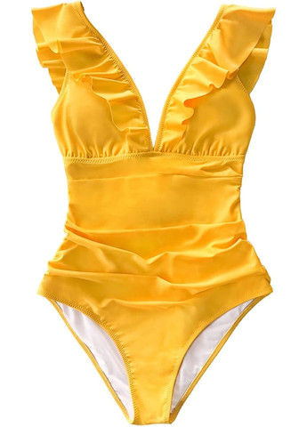 Желтый летний купальник CUPSHE