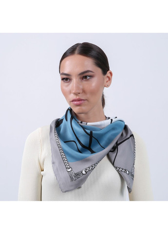 Хустка жіноча з принтом атлас різнокольорова ЛІВОРНО LuckyLOOK 915-824 (360985313)