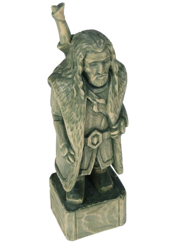 Дерев'яна фігурка ручної роботи гном Торін Дубощит з к/ф Хоббіт No Brand (361156779)