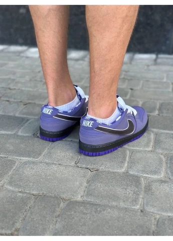 Фіолетові літні кросівки nike sb dunk low concepts purple lobster найк сб данк фіолетові No Brand