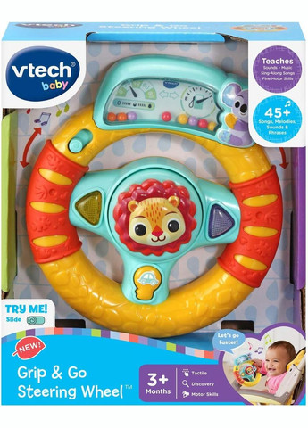 Развивающая интерактивная игрушка Руль с львенком от VTech (282964512)