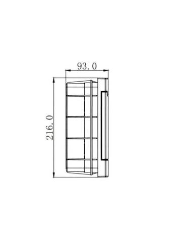 Бокс под автоматы внутренней установки - 12 Модульный Lezard (361149921)