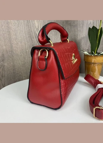 Жіноча сумочка клатч Кенгуру під рептилію Червоний No Brand (298998085)