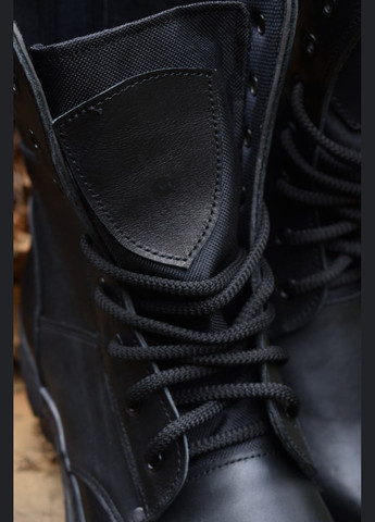 Чоловічі Тактичні Демісезонні Берці. 36-48р Чорні. Натуральна шкіра! MSDM-1001 No Brand (301137906)