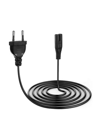 Кабель питания CEE7/16-C7, 2 м, Black (CW-CBP085-BK) Colorway (364860822)