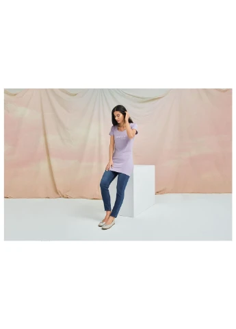 Туника хлопковая з принтом для женщины LYCRA® 370127 Esmara (329821189)