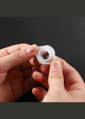 Форма для епоксидної смоли Молд кільце каблучка на палець Білий Силіконовий 25 мм x 25 мм Розмір 17 383535 Finding (316251698)