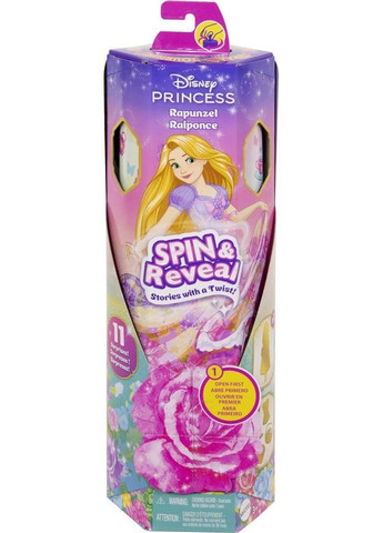 Ігровий набір Disney Крути та прояви Рапунцель Дісней Princess Rapunzel Fashion Doll Set, Spin & Reveal Mattel (368152426)