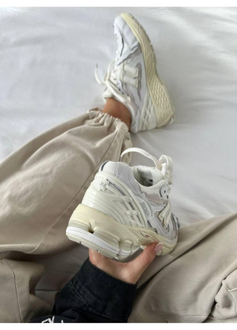 КРОСІВКИ ЖІНОЧІ NEW BALANCE 1906 WHITE LEATHER НЬЮ БЕЛАНС 1906 No Brand бежеві демісезони (368859719)