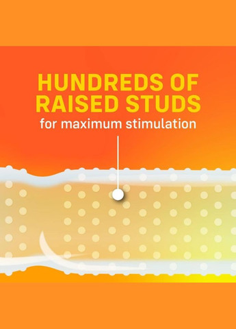 Набор текстурированных презервативов с шипами Super Studs (цена за упаковку 12 шт) One (301913441)