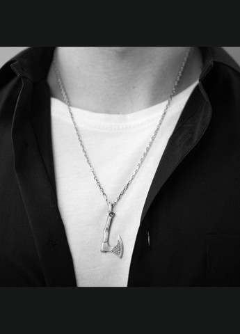 Серебряный кулон Секира с трискелионом 133227 Oniks (264392965)