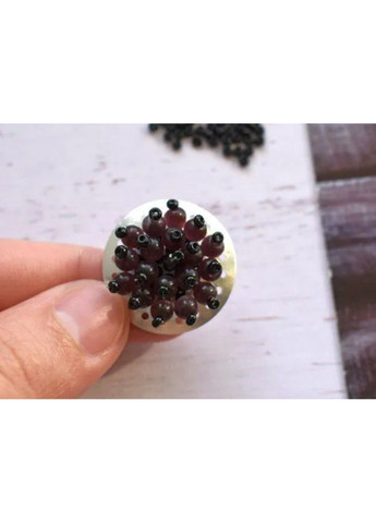 Основа для брошки- Сіточка (перфорована платформа) розмір 2,5 см, колір-срібло, упаковка 10 ш No Brand (316646277)