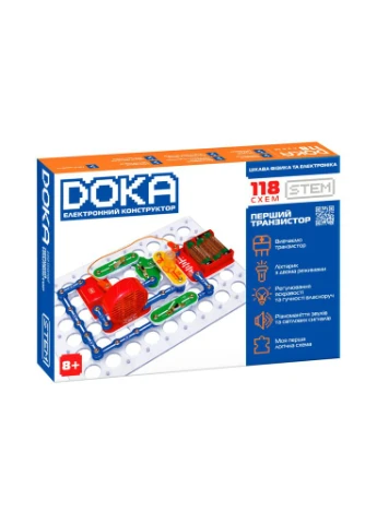 Конструктор електронний 118 схем (D70701) DOKA (382072753)