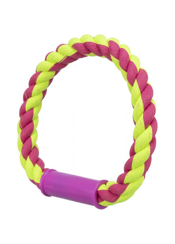 Игрушка для собак Кольцо плетёное с пластиковой ручкой, d=30 см, цвета в ассортименте Trixie (292258296)