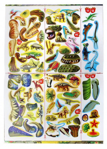 Меганаклейки. Динозаври Кристал Бук (316081314)