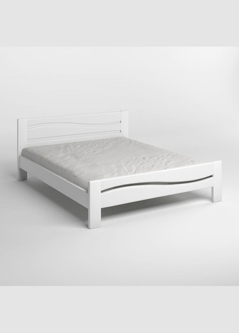 Полуторная деревянная кровать Неаполь (RAL9003) 120х200 см (MBG-3731) Mebigrand (366086991)