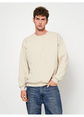Темно-синий мужской свитшот на флисе heavy blend crewneck sweatshirt теплый свитер темно серый меланж, l Gildan (395374851)