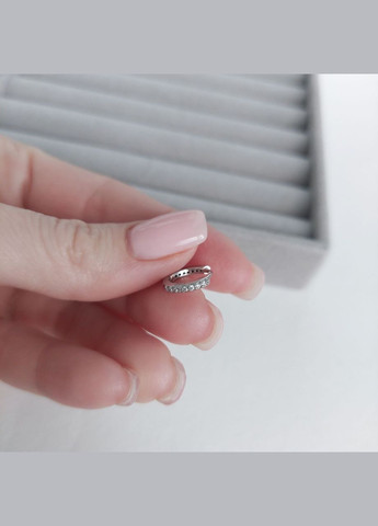 Серьги кольца для хряща 8 мм (пара) посеребренные DeKolie (296481772)