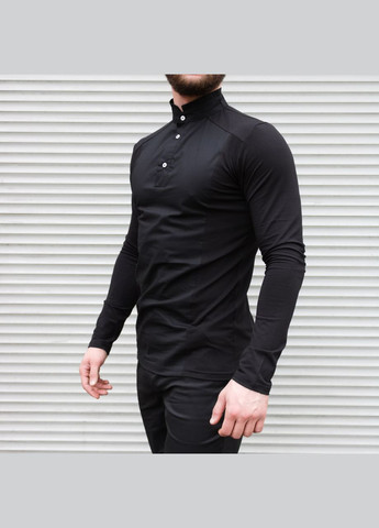 Черная классическая, кэжуал рубашка однотонная Vakko