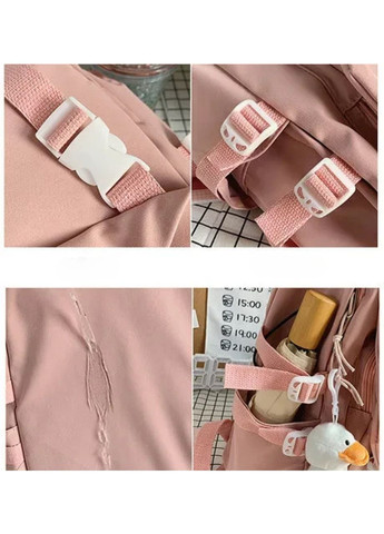 Женский рюкзак, школьный рюкзак 1338 Pink No Brand (362475043)