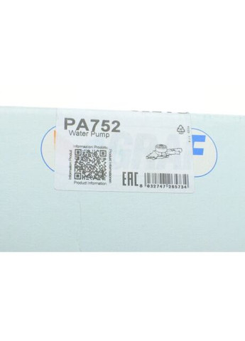 Насос воды MB C-class (W202/S202/W203/S203)/E-class (W210/S210) 2.2/2.7CDI 97-09 (B/B) (6 лоп) PA752 UA63 Graf (366163701)