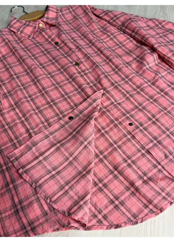 Сорочка жіноча A-N 7866 супероверсайз у клітинку широка No Brand (346331455)