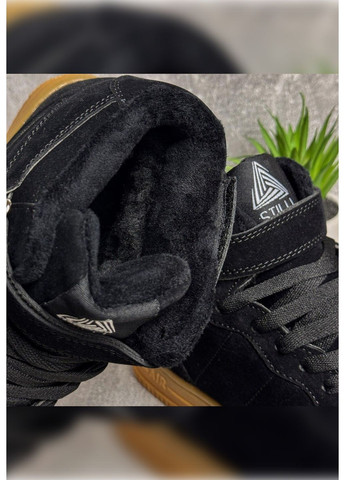 Черные зимние кроссовки мужские зимние Stilli