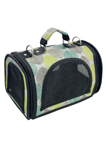 Сумка переноска складная конструкция для животных грызунов птиц с вентиляцией ремнем размер S 30x18x19 см (477351-Prob) Зеленая Unbranded (296619456)