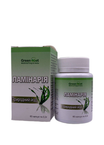 БАД Ламінарія природний йод 60 капсул GreenSet (316701512)
