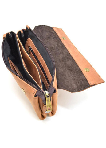 Сумка клатч для телефону чоловіча з натуральної шкіри Коричневий 38091 TARWA (355245404)