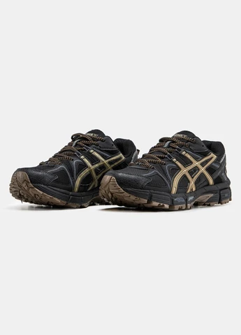 Чорні всесезон кросівки чоловічі asics gel-kahana 8 retro wear-resistant trail black brown | асікс гель-кахана 8 чорні No Brand