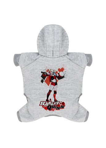 Комбінезон для собак Clothes, малюнок "Харлі Квін", софтшелл, L55, B 69-76 см, З 46-52 см WAUDOG (356454584)