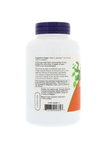 Эхинацея (Echinacea Purpurea), 400 мг, 250 капсул Now Foods (364311951)