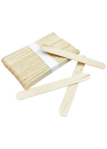 Шпатель дерев'яний 15 см 50 шт El Studio (332792966)