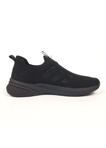 Черные летние кроссовки мужские adidas No Brand Slip-on Lite Flow