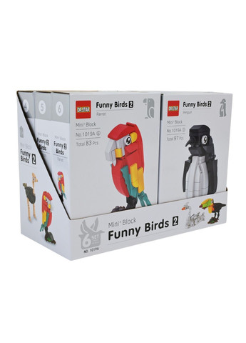 Блочний конструктор збірна модель птаха, різні варіанти в асортименті - No Brand 1019A (371924093)
