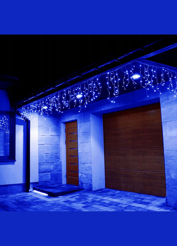 Гірлянда бахрома вулична (зовнішня) 8 м 200 LED Blue Springos cl0202 (275096328)