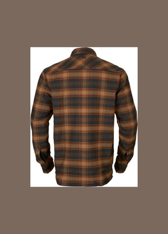 Комбинированная рубашка harkila eirik reversible dark warm olive/burgundy No Brand