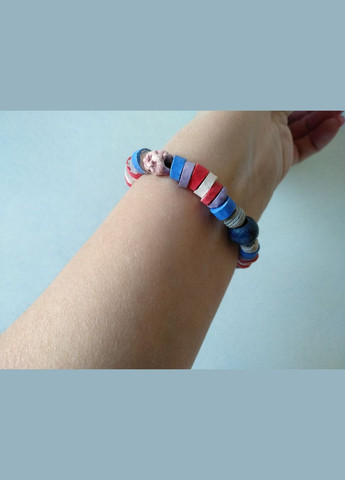 Керамічний браслет ручної роботи на резинці №3 Коти&Ангели (302450863)