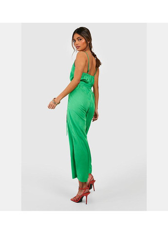 Комбінезон Boohoo однотонний зелений