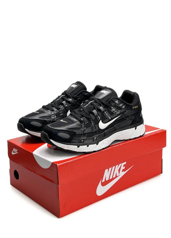 Черные демисезонные кроссовки мужские nike No Brand P-6000 S Reflective Black White