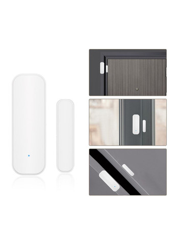 Датчик открытия дверей и окон, Zigbee. Дверная/оконная сигнализация, Tuya/Smart Life No Brand (302245157)