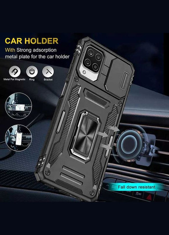Ударопрочный чехол Camshield Army Ring для Samsung Galaxy M53 5G Black No Brand (344465022)