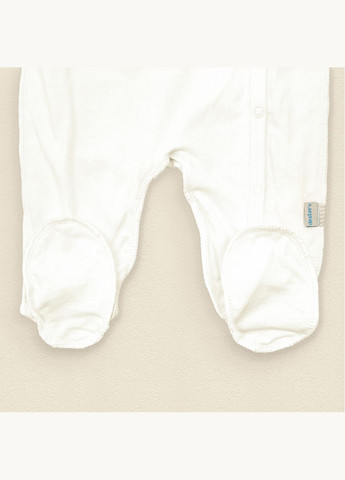 Чоловічок для новонароджених із принтом Hello Baby Молочний dexter's (296485352)