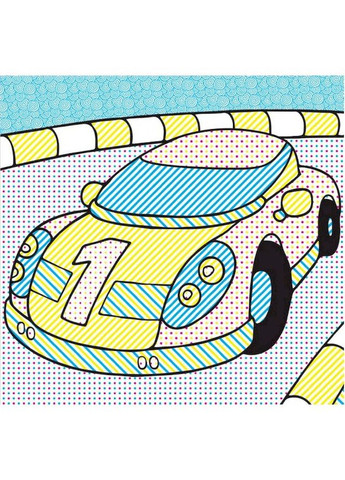 Водные раскраски Волшебная раскраска Машинки 757159, 4 рисунка No Brand (362568648)