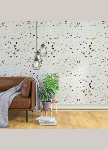 Плінтус РР самоклеючий 2300х140х4мм з золотою смужкою (D) SW-00001812 Sticker Wall (315348995)