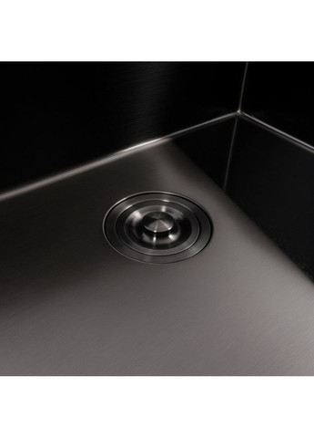 Кухонная мойка черная 60*50 PVD Handmade ECN (2,0/0,5) Valeso (336936536)