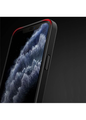 TPU+PC чохол Metal Buttons для Apple iPhone 12 Pro / 12 (6.1") Чорний No Brand (370606007)